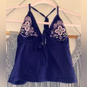 💙SHEIN Edgy Girly Halter Crop Top💙